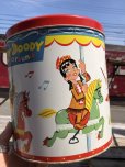 画像13: 50s Vintage Howdy Doody COOKIE-GO-ROUND Tin Can (B961)