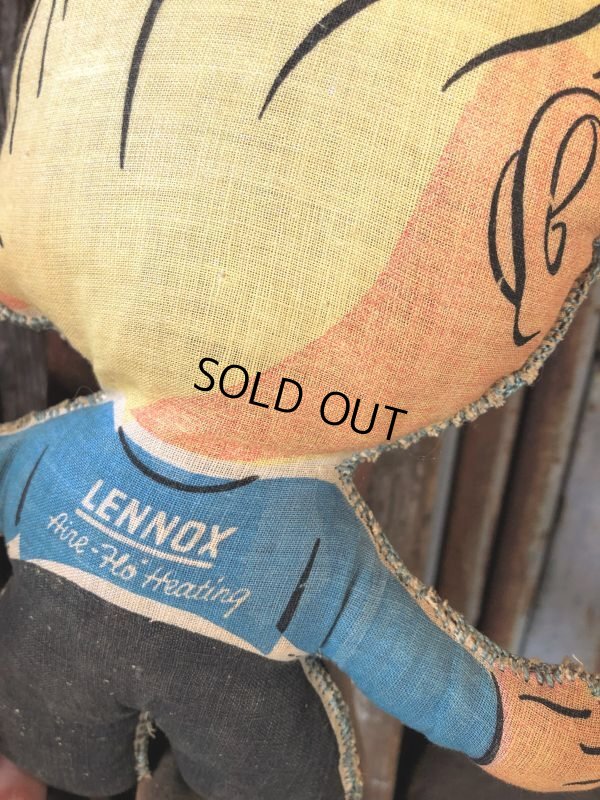 画像6: 40s Vintage Lennie Lennox Advertising Cloth Pillow Doll (B962)