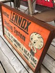 画像10: 40s Vintage Lennie Lennox Advertising Cloth Banner Store Sign w/Frame (B963)