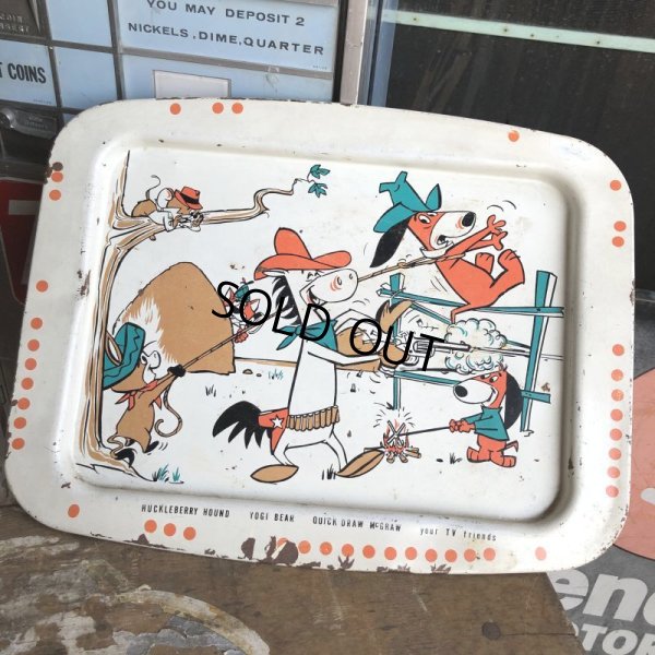 画像12: 60s Vintage Hanna Barbera your TV friends Tray (B973)