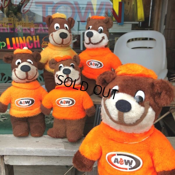 画像9: 80s Vintage A&W Root Beer Rooty Bear Plush (B970)