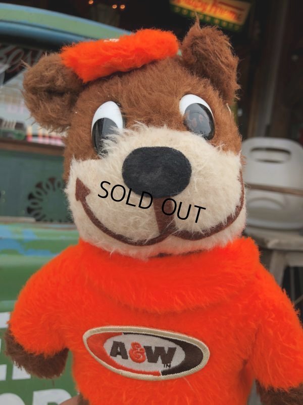 画像2: 70s Vintage A&W Root Beer Rooty Bear Plush (B969)