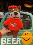 画像1: 70s Vintage A&W Root Beer Rooty Bear Plush (B969) (1)