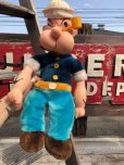 画像14: 80s Vintage Etone Popeye The Sailor Man Doll 45cm (B963)