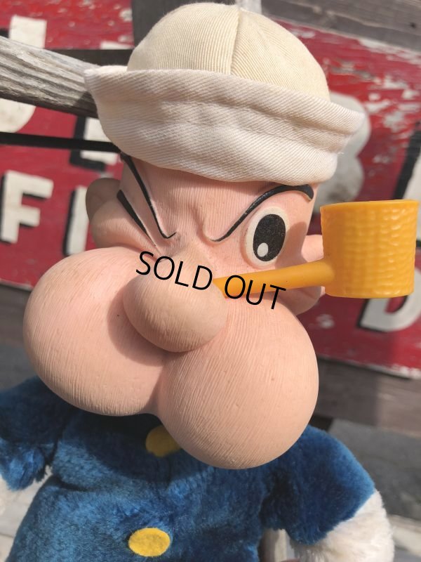 画像7: 80s Vintage Etone Popeye The Sailor Man Doll 45cm (B963)