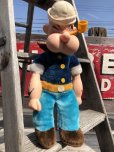 画像1: 80s Vintage Etone Popeye The Sailor Man Doll 45cm (B963) (1)