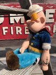 画像3: 80s Vintage Etone Popeye The Sailor Man Doll 45cm (B963)