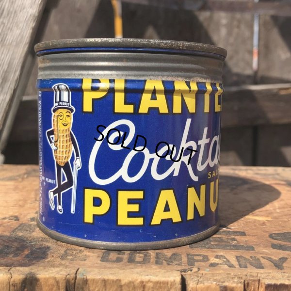 画像1: Vintage Planters MR.PEANUTS Tin Can (N)