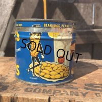 Vintage Planters MR.PEANUTS Tin Can (P)