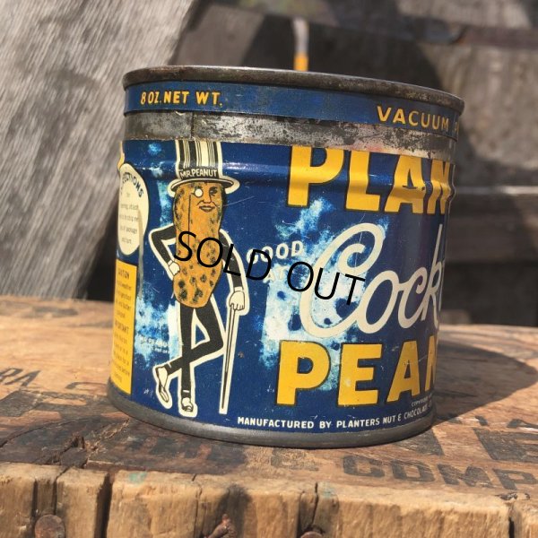 画像1: Vintage Planters MR.PEANUTS Tin Can (B)