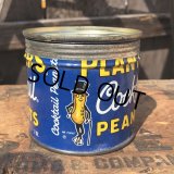 Vintage Planters MR.PEANUTS Tin Can (I)