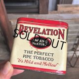 Vintage Pipe & Cigarette Smoking Tobacco Pocket Tin REVELATION (B988)    