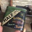 画像1: Vintage Pipe & Cigarette Smoking Tobacco Pocket Tin BURLEY and BRIGHT (B986)     (1)