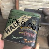 Vintage Pipe & Cigarette Smoking Tobacco Pocket Tin BURLEY and BRIGHT (B986)    