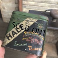 Vintage Pipe & Cigarette Smoking Tobacco Pocket Tin BURLEY and BRIGHT (B986)    