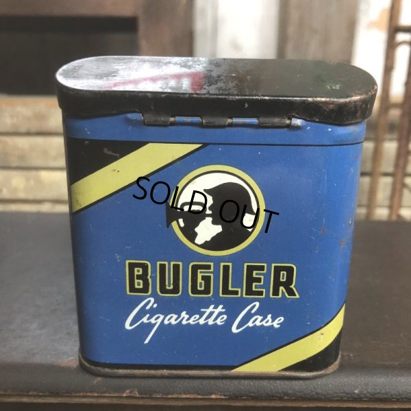画像6: Vintage Pipe & Cigarette Smoking Tobacco Pocket Tin BUGLER (B987)