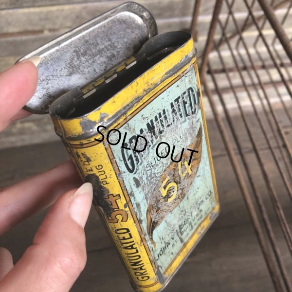 画像3: Vintage Pipe & Cigarette Smoking Tobacco Pocket Tin GRANULATED 54 (B970)    