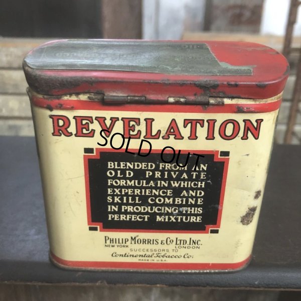 画像6: Vintage Pipe & Cigarette Smoking Tobacco Pocket Tin REVELATION (B988)