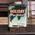 画像2: Vintage Pipe & Cigarette Smoking Tobacco Pocket Tin HOLIDAY (B971)     (2)