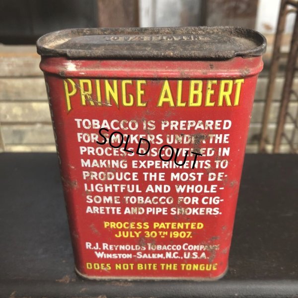 画像7: Vintage Pipe & Cigarette Smoking Tobacco Pocket Tin PRINCE ALBERT (B982)