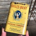 Vintage Pipe & Cigarette Smoking Tobacco Pocket Tin DILI'S BEST (B974)    