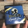 Vintage Pipe & Cigarette Smoking Tobacco Pocket Tin BUGLER (B987)    