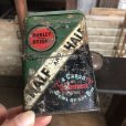 画像1: Vintage Pipe & Cigarette Smoking Tobacco Pocket Tin BURLEY and BRIGHT (B985)     (1)