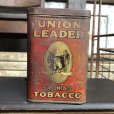 画像2: Vintage Pipe & Cigarette Smoking Tobacco Pocket Tin UNION LEADER (B978)     (2)