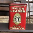画像2: Vintage Pipe & Cigarette Smoking Tobacco Pocket Tin UNION LEADER (B979)     (2)