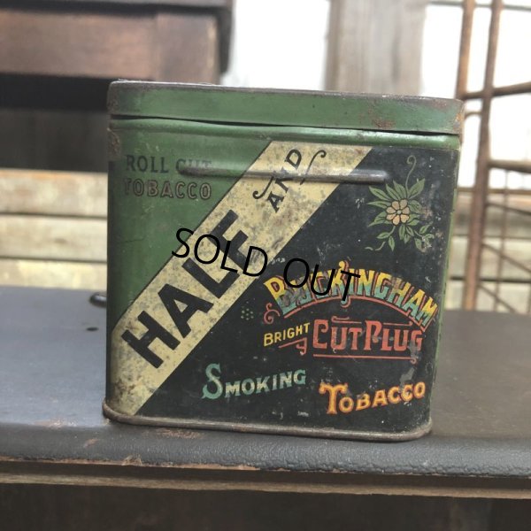 画像2: Vintage Pipe & Cigarette Smoking Tobacco Pocket Tin BURLEY and BRIGHT (B986)    