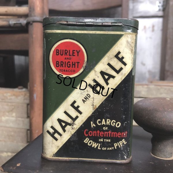 画像7: Vintage Pipe & Cigarette Smoking Tobacco Pocket Tin BURLEY and BRIGHT (B984)