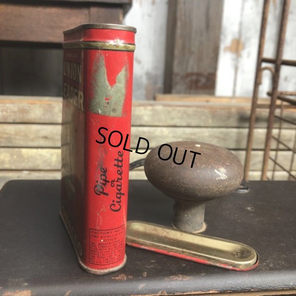 画像6: Vintage Pipe & Cigarette Smoking Tobacco Pocket Tin UNION LEADER (B979)    