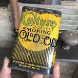 Vintage Pipe & Cigarette Smoking Tobacco Pocket Tin Culture (B969)    