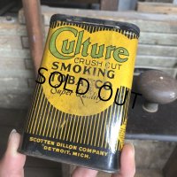 Vintage Pipe & Cigarette Smoking Tobacco Pocket Tin Culture (B969)    