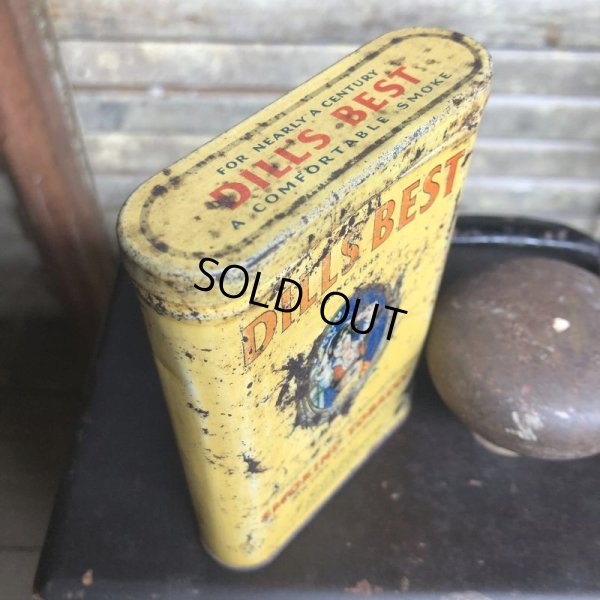 画像3: Vintage Pipe & Cigarette Smoking Tobacco Pocket Tin DILI'S BEST (B974)    