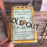 Vintage Pipe & Cigarette Smoking Tobacco Pocket Tin GRANULATED 54 (B970)    