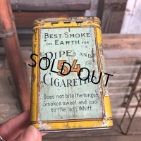 Vintage Pipe & Cigarette Smoking Tobacco Pocket Tin GRANULATED 54 (B970)    