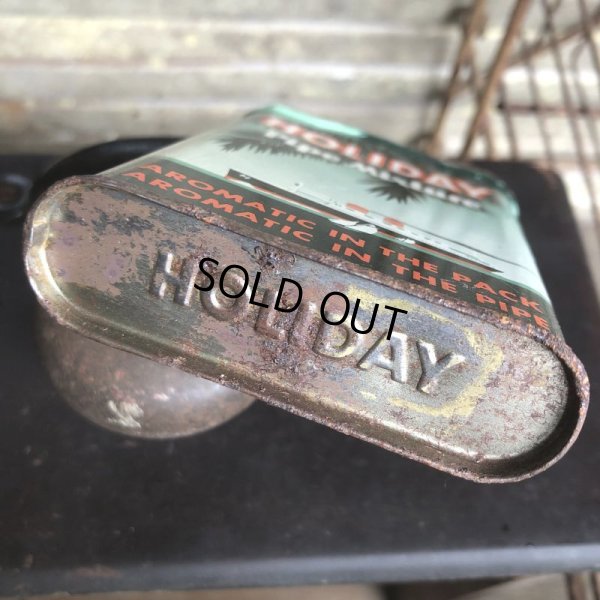 画像8: Vintage Pipe & Cigarette Smoking Tobacco Pocket Tin HOLIDAY (B971)    
