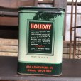 画像4: Vintage Pipe & Cigarette Smoking Tobacco Pocket Tin HOLIDAY (B971)    