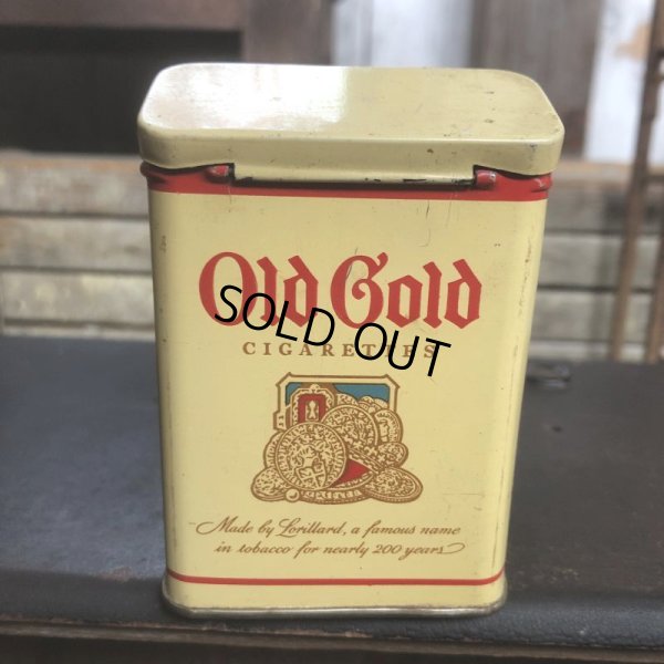 画像6: Vintage Pipe & Cigarette Smoking Tobacco Pocket Tin Old Gold (B989)    