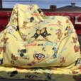 画像1: 70s Vintage Cartoon Sears Terrytoons Blanket Hard to Find!!! (B992) (1)