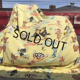 70s Vintage Cartoon Sears Terrytoons Blanket Hard to Find!!! (B992)