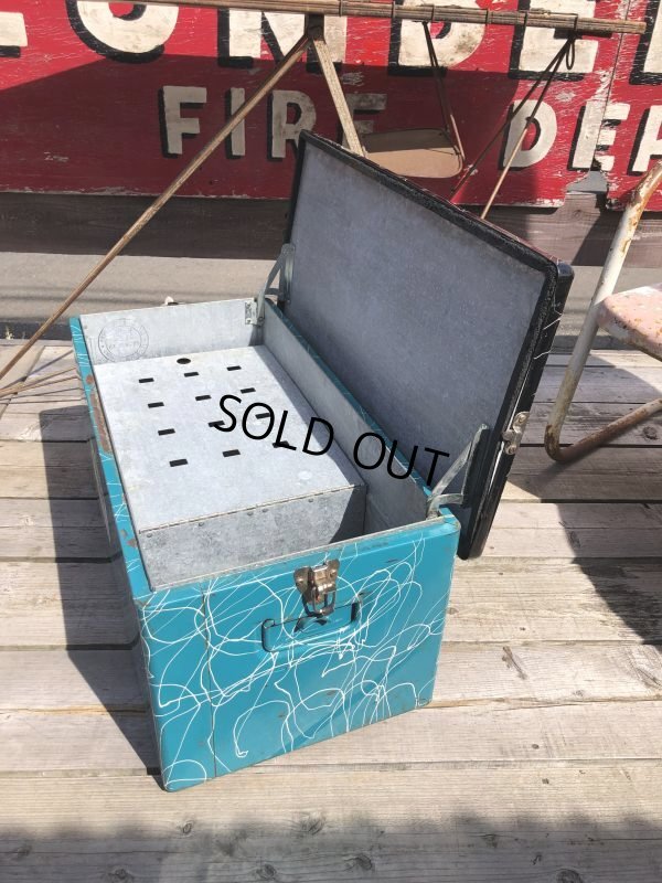 画像14: 50s Vintage KAMP KOLD Aluminum Camping Cooler Box (B993)