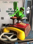 画像5: 80s Vintage The Muppets Show KERMIT THE FROG PHONE (B997)