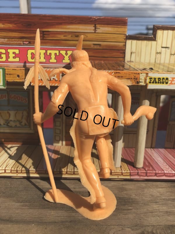 画像3: 0s Vintage Louis Marx Western Action Figure INDIAN (T586)