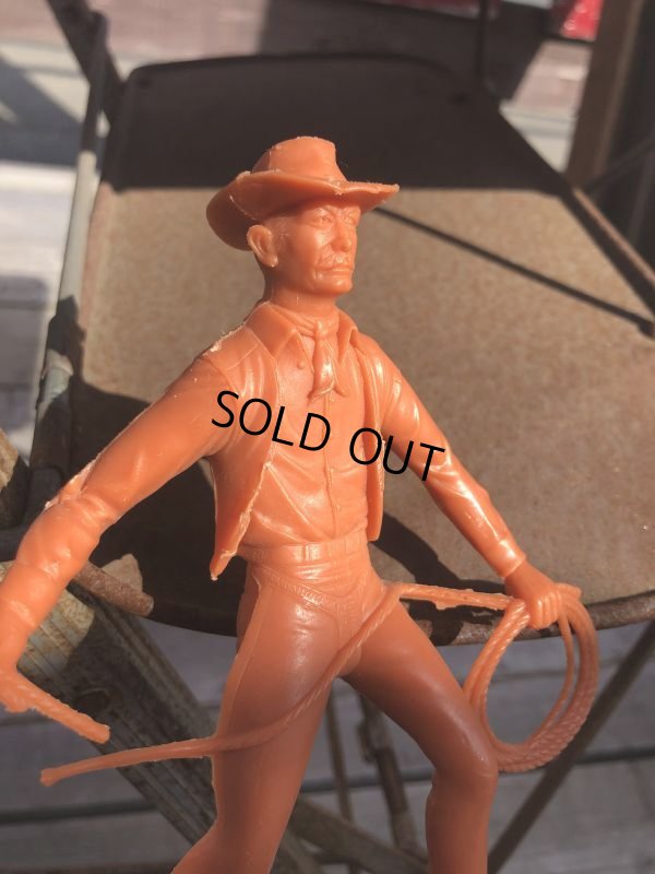 画像7: 60s Vintage Louis Marx Western Action Figure COWBOY (T277)