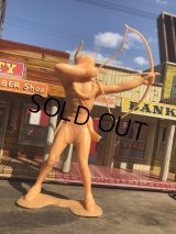 60s Vintage Louis Marx Western Action Figure INDIAN (T589)