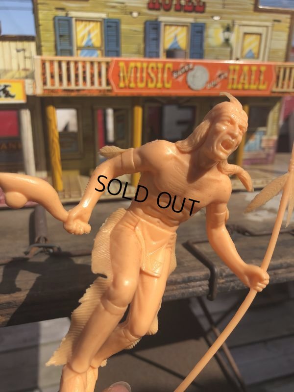 画像4: 0s Vintage Louis Marx Western Action Figure INDIAN (T586)