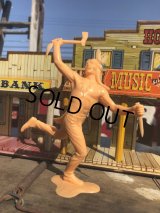60s Vintage Louis Marx Western Action Figure INDIAN (T590)