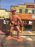 60s Vintage Louis Marx Western Action Figure COWBOY (T275)